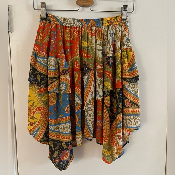 Spell Belladonna Handkerchief Mini Skirt Kaleidoscope - Picture 2 of 10